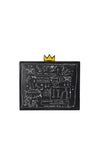 BASQUIAT BEAT BOP CLUTCH-Black-ALICE + OLIVIA