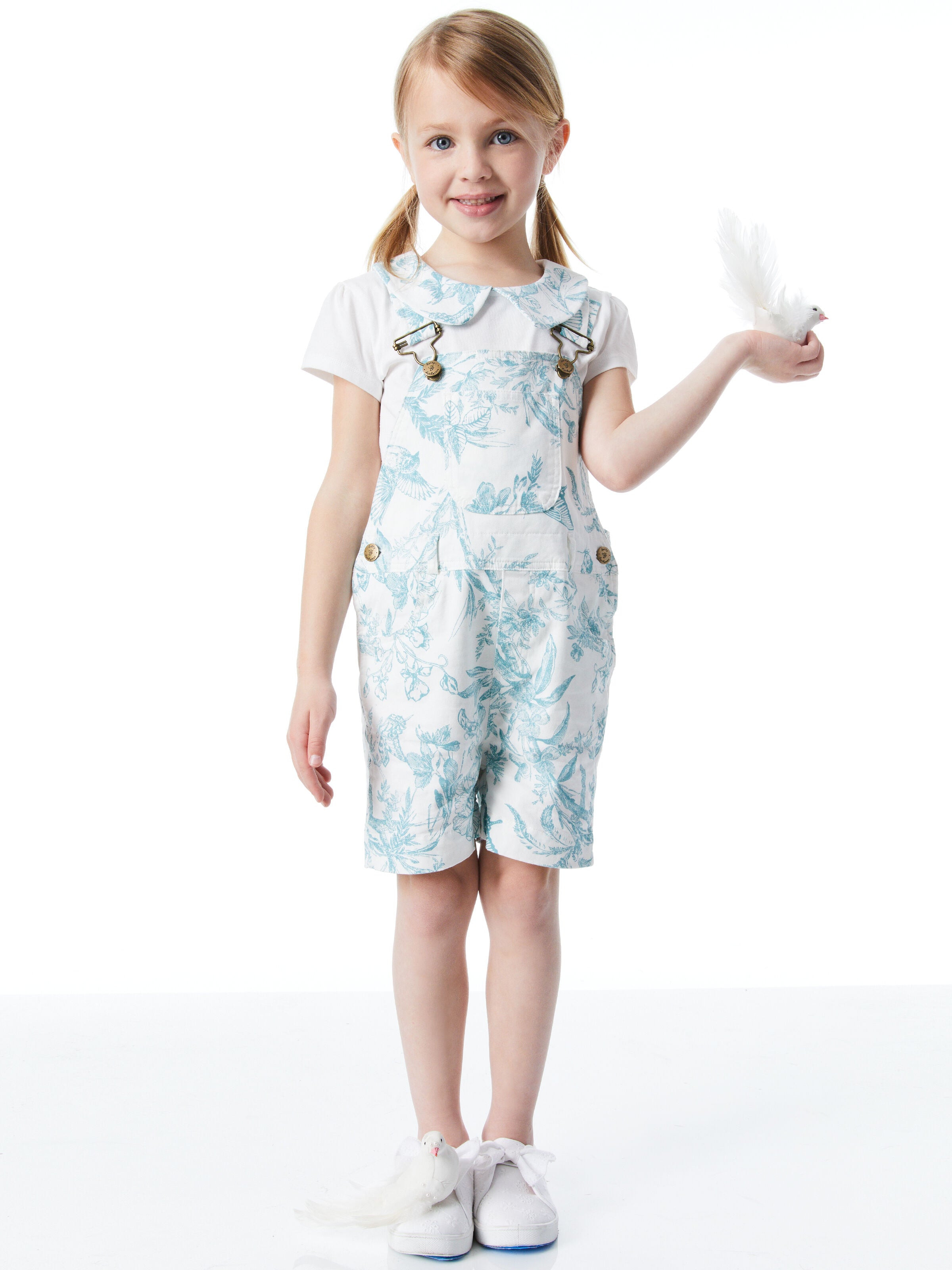 Shorts salopette A+O x DOTTY DUNGAREES-ALICE + OLIVIA