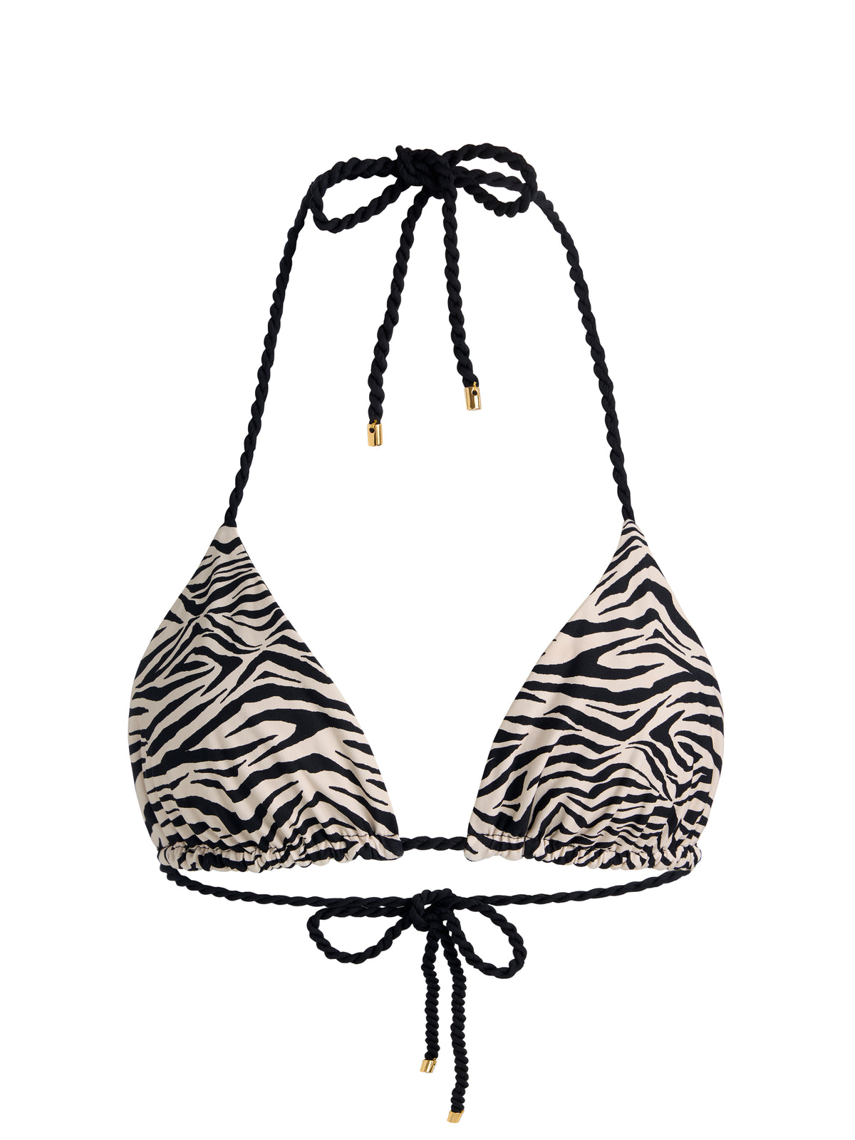 A+O X PQ SWIM SLOANE REVERSIBLE ROPE TRIANGLE TOP-GARDEN VISTA CANDY APPLE-ALICE + OLIVIA