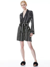 A+O X MASONGREY MEADOW ROBE-BLACK/WHITE-ALICE + OLIVIA