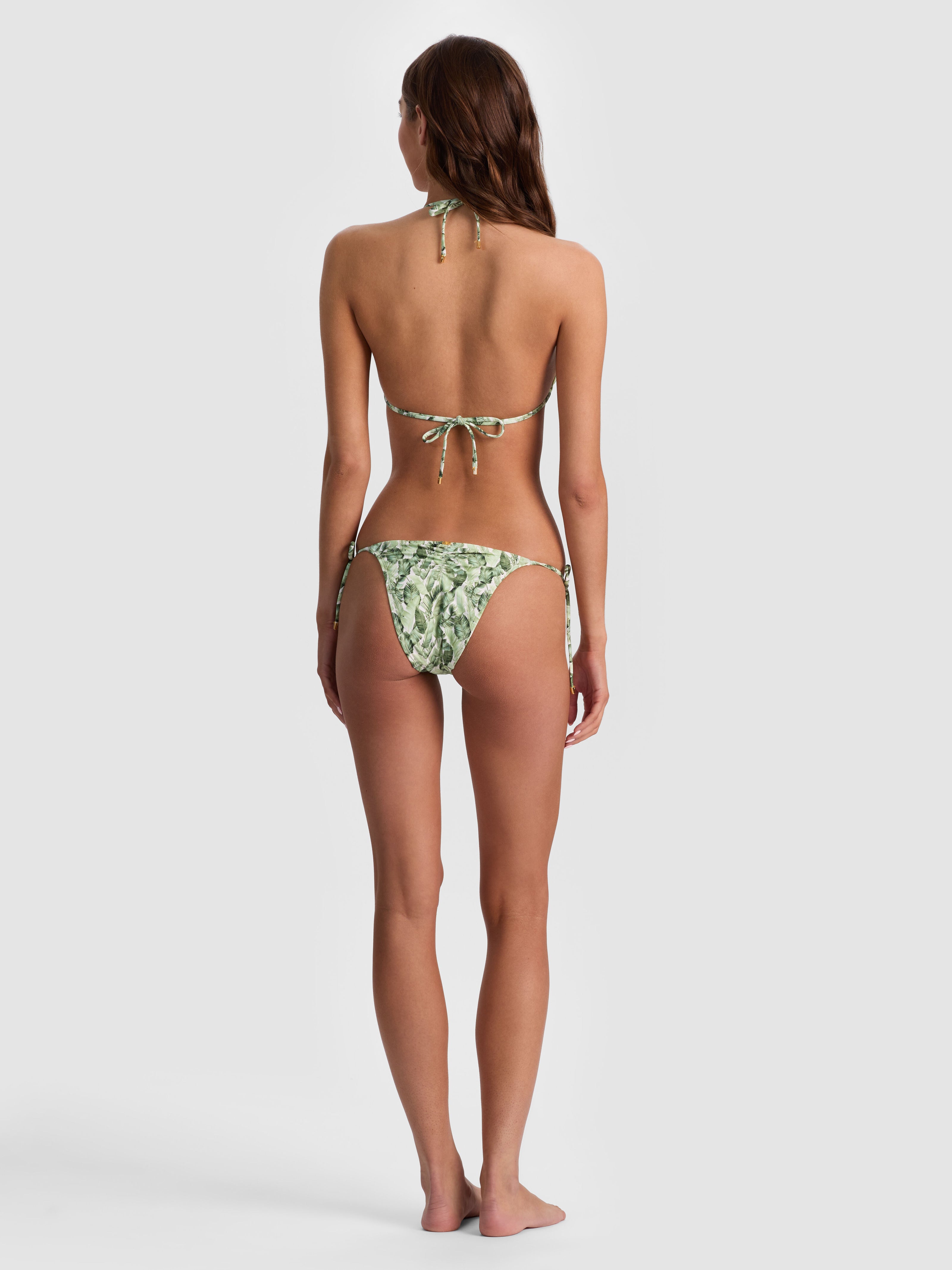 A+O X PQ SWIM TEENY BIKINI BOTTOM-SHADOW PALM MD-ALICE + OLIVIA