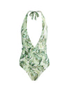 A+O X PQ SWIM HALTER ONE PIECE-SHADOW PALM MD-ALICE + OLIVIA