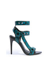 TAMRYN HEEL-TEAL/ BLACK-ALICE + OLIVIA