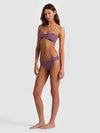 A+O X PQ SWIM REVERSIBLE BANDEAU BIKINI TOP-TEAKWOOD STRIPE FRENCH BLUE-ALICE + OLIVIA