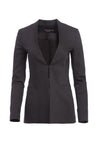 JERRI OPEN FRONT BLAZER-Black-ALICE + OLIVIA
