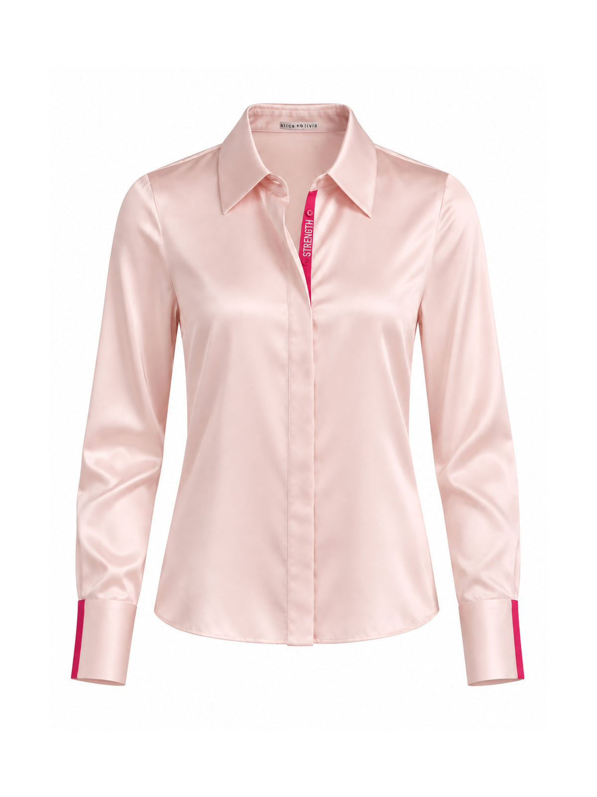 WILLA SILK BLOUSE-BLUSH-ALICE + OLIVIA