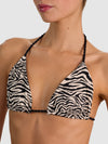 A+O X PQ SWIM SLOANE REVERSIBLE ROPE TRIANGLE TOP-GARDEN VISTA CANDY APPLE-ALICE + OLIVIA