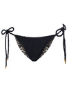 A+O X PQ SWIM MALLORY REVERSIBLE SIDE-TIE ROPE TEENY BOTTOM-ZEBRA-ALICE + OLIVIA