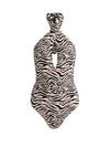 A+O X PQ SWIM DELILAH CROSS FRONT ONE-PIECE-ZEBRA-ALICE + OLIVIA