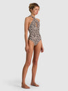 A+O X PQ SWIM DELILAH CROSS FRONT ONE-PIECE-ZEBRA-ALICE + OLIVIA