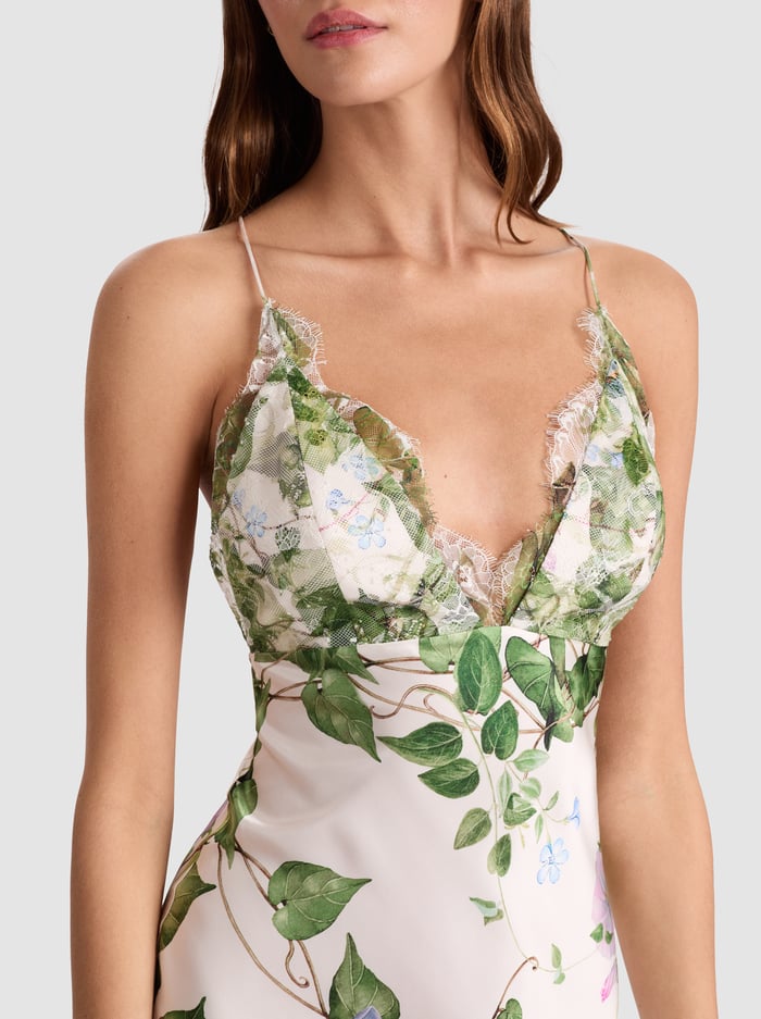 CLAUDIA OPEN BACK MAXI DRESS - IVY ROMANCE image 2 - Alice And Olivia