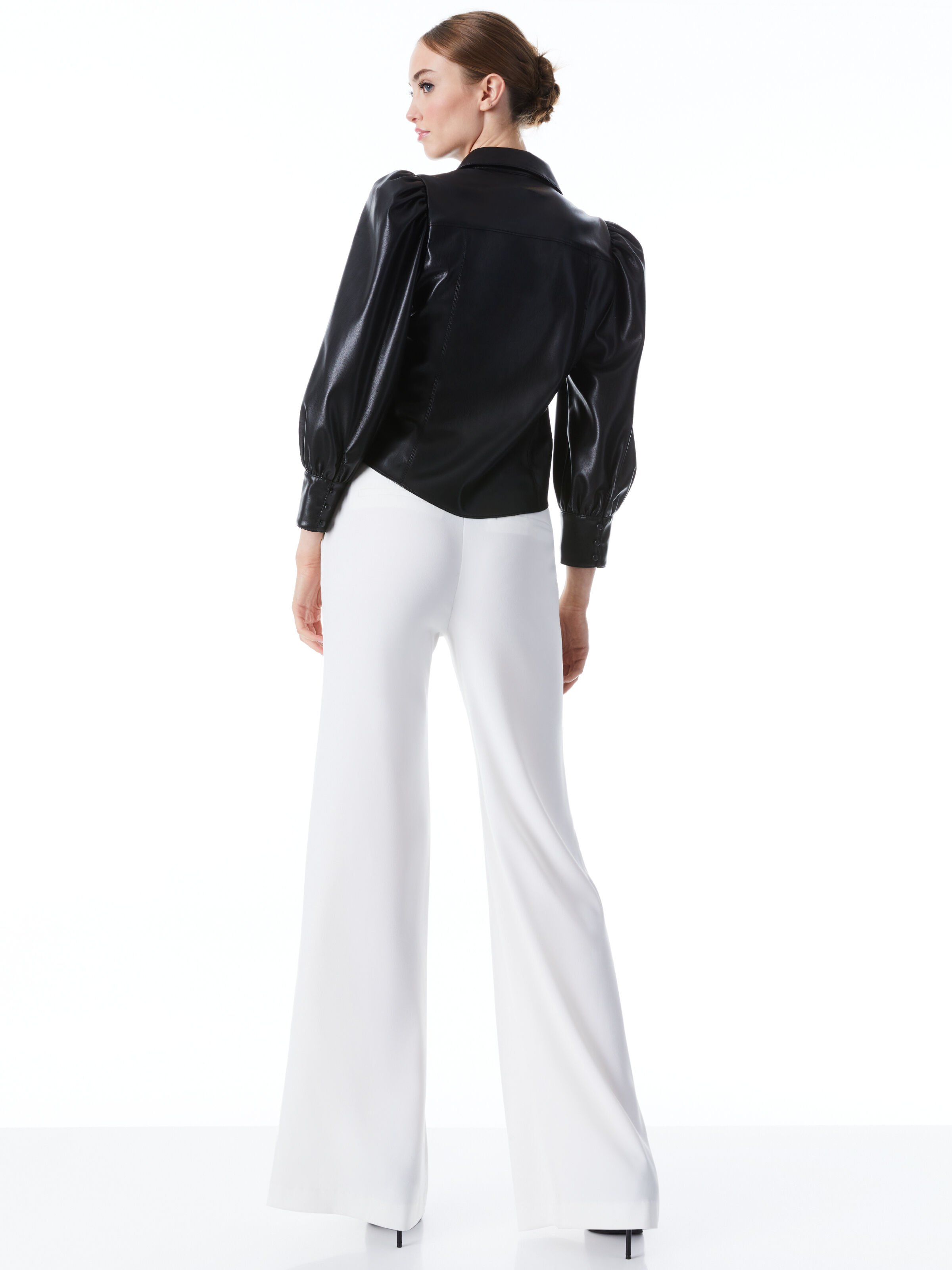 Ceresi Embellished Crop Top In Off White/crystal | Alice + Ceresi Embellished Crop Top In Off White/crystal | Alice +
