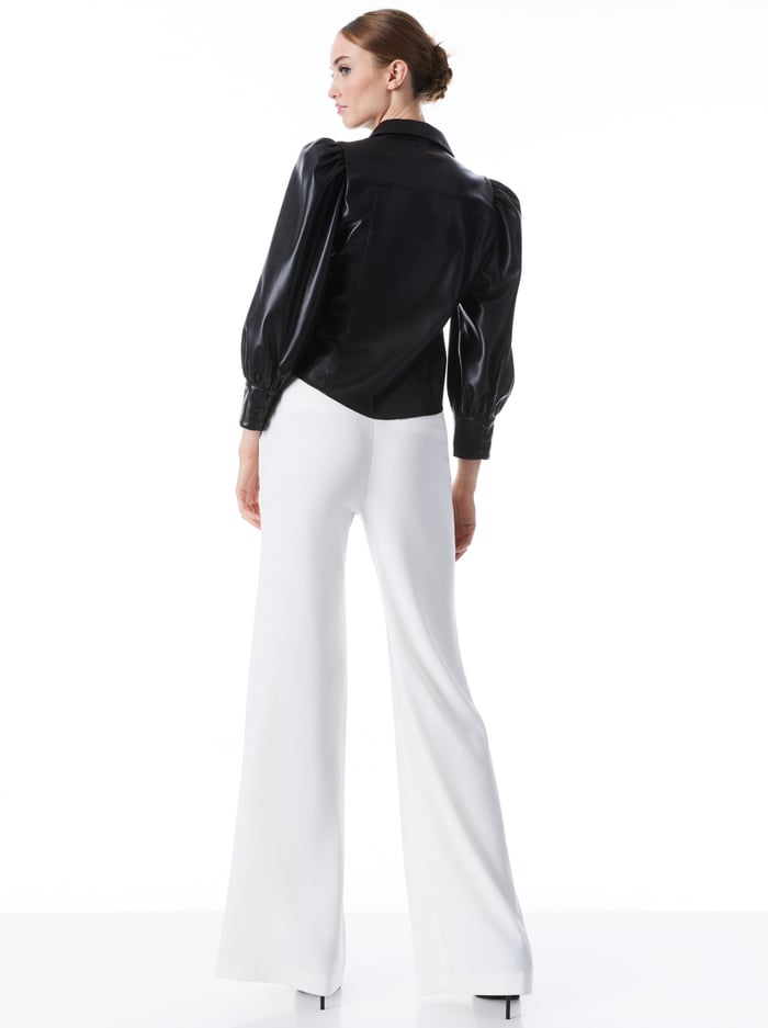 NADINE VEGAN TOP - BLACK image 1 - Alice And Olivia