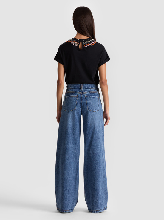 BROOKLYN BLUE-AMAZING EMBELLISHED JEAN