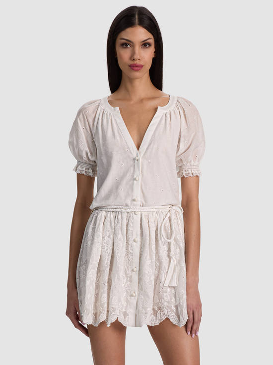 OFF WHITE-THALIA TUNIC DRESS