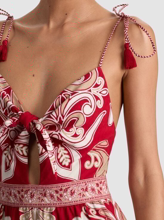 SERENADE DARK CHERRY-MINKA MAXI DRESS
