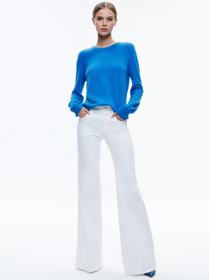 ANGIE PULLOVER - FRENCH BLUE image 2 - Alice And Olivia