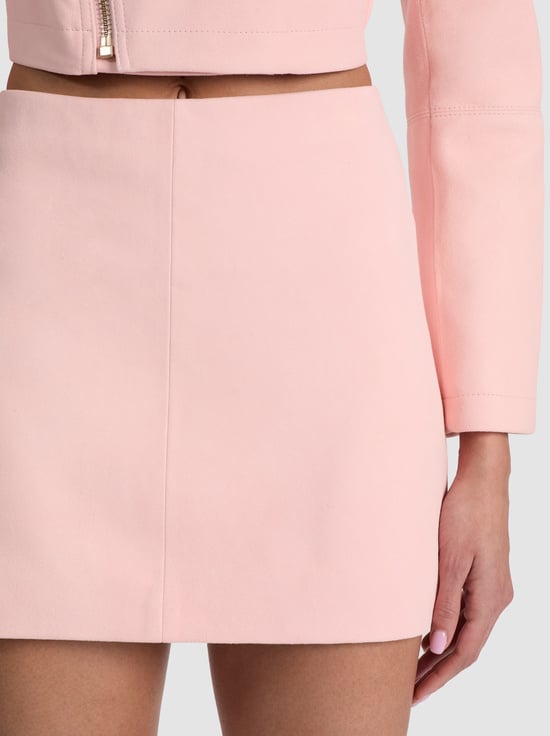 ENGLISH ROSE-RILEY SUEDE MINI SKIRT
