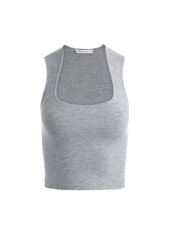 MEDIUM HEATHER GREY-KERIA TANK