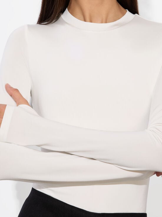 OFF WHITE-OLEA LONG SLEEVE BODYSUIT