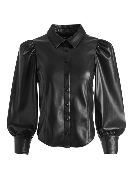 BLACK-NADINE VEGAN TOP