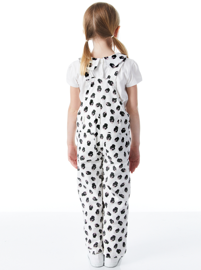 A+O x DOTTY DUNGAREES PETER PAN COLLAR TOP - STACE FACE image 2 - ALICE + OLIVIA