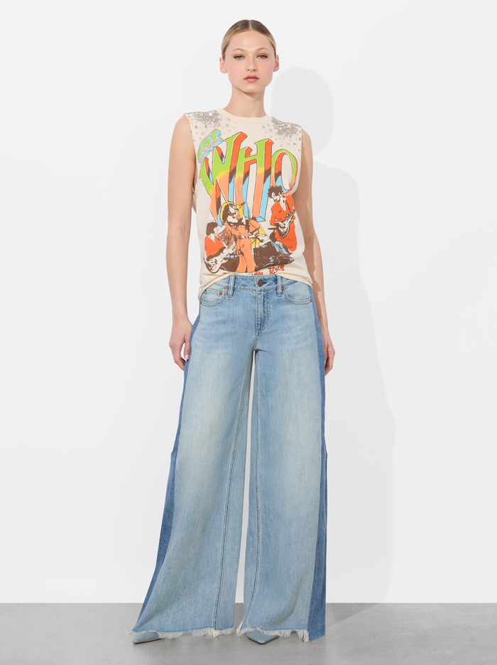 MICAH MUSCLE TANK - NATURAL image 1 - Alice And Olivia