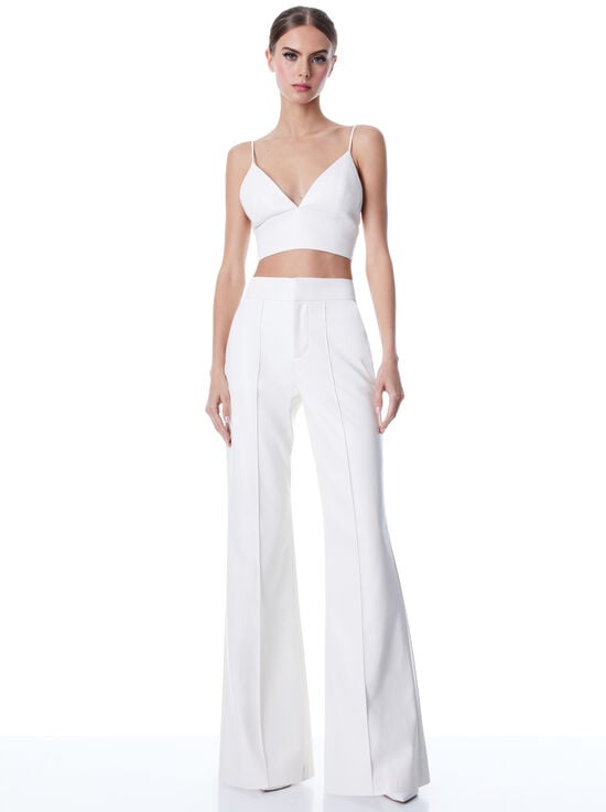 ECRU-DYLAN VEGAN PANT