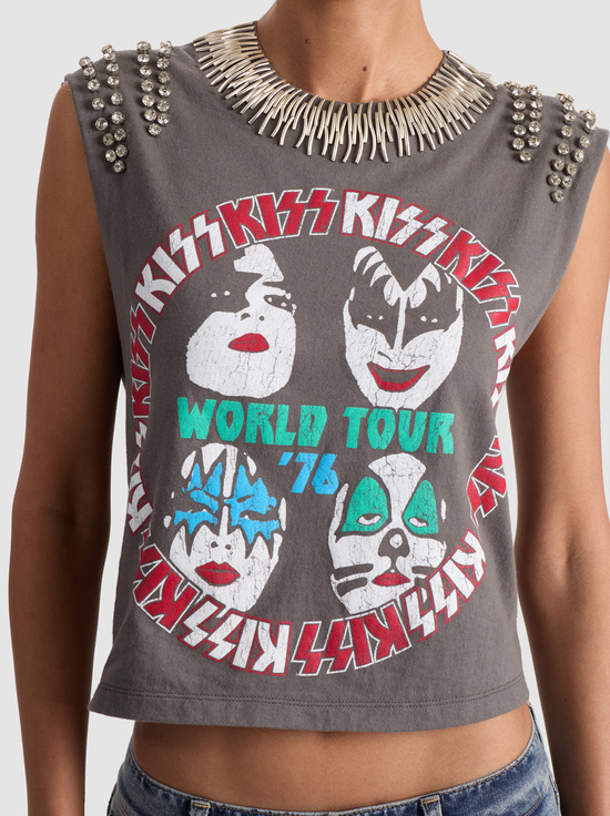 KISS WORLD TOUR-MICAH MUSCLE TANK