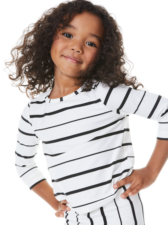 A+O X MASONGREY HUNTER TODDLER SET - WHITE/BLACK image 3 - Alice And Olivia