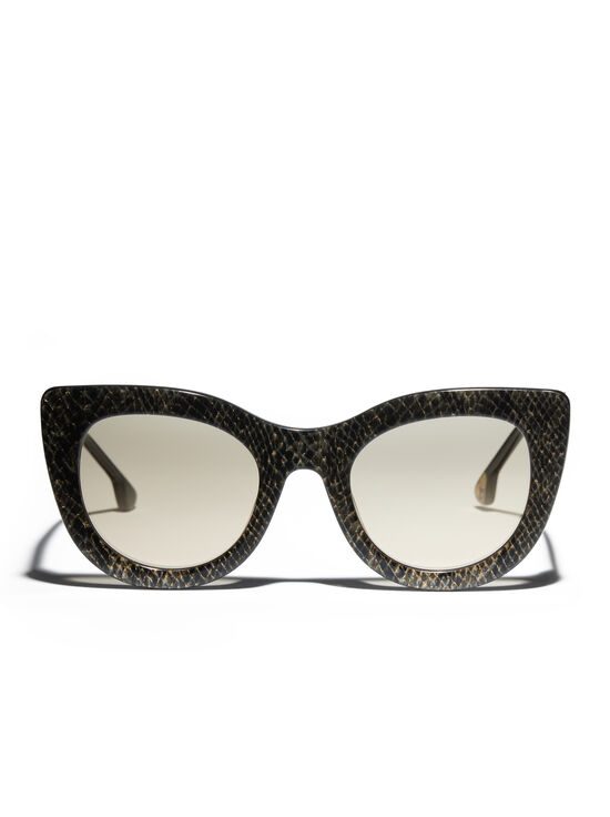 SILVER SNAKE-DELANCEY SUNGLASSES