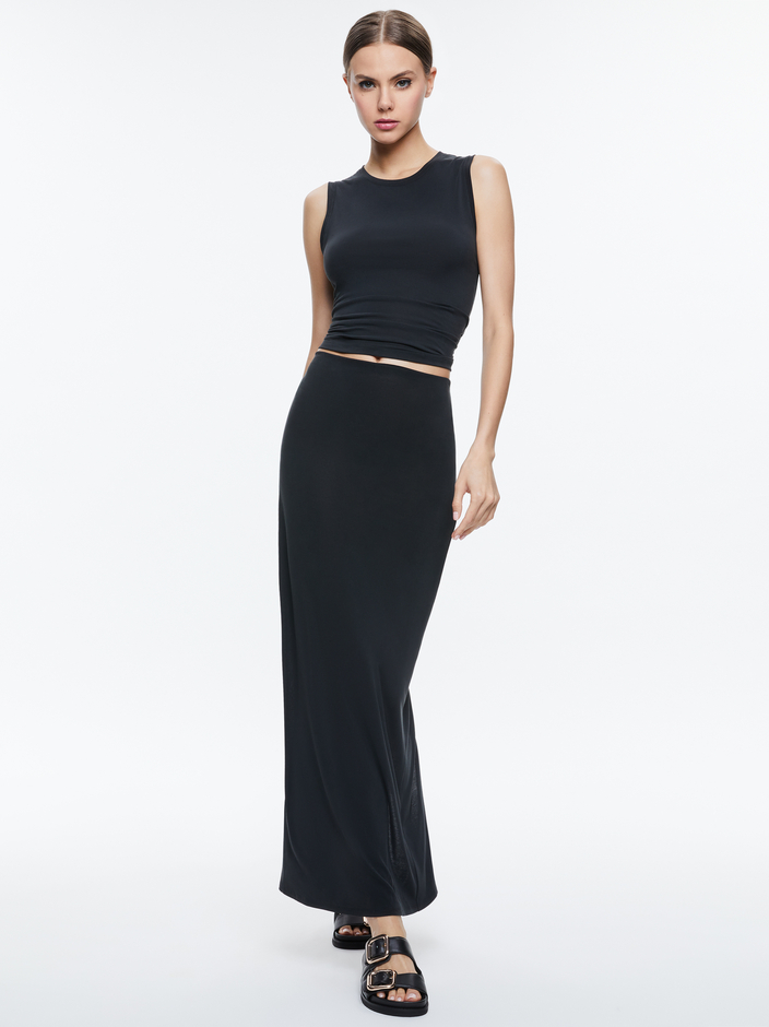 KAPPA CROPPED TANK + AGATHA LONG PENCIL SKIRT - 