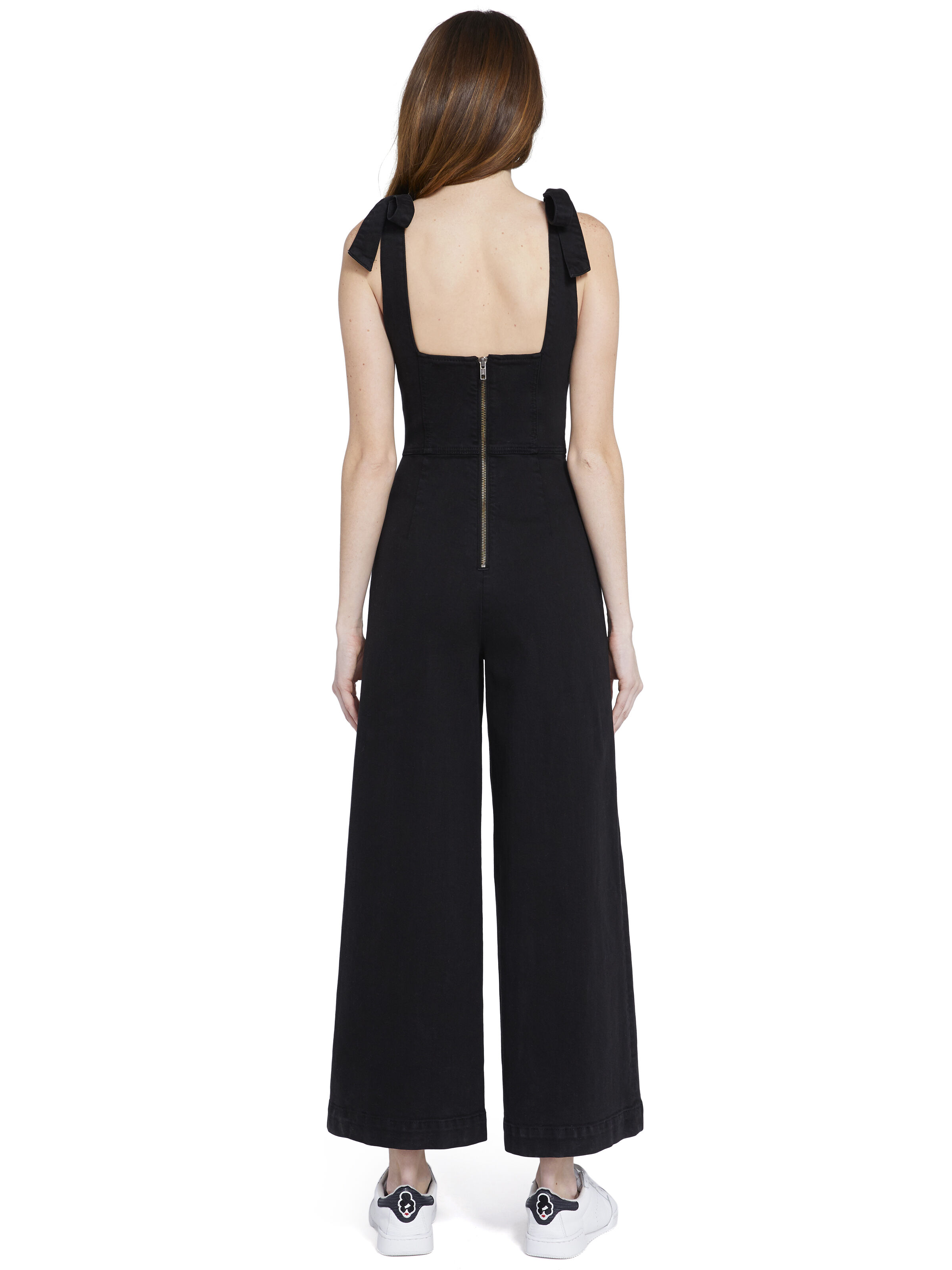 alice and olivia jean jumpsuit