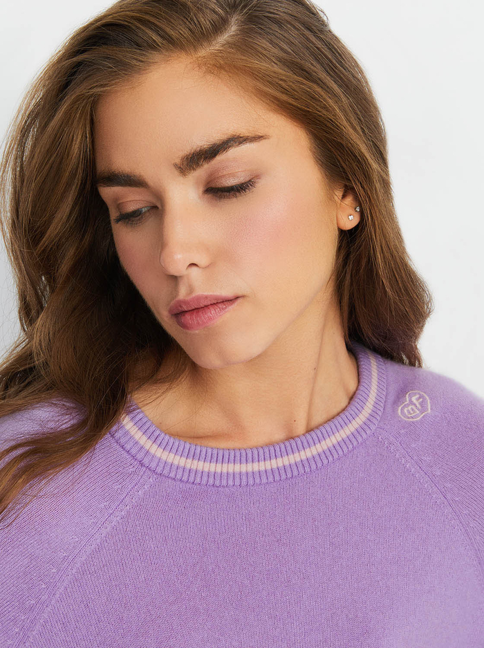 A+O X BIG FEELINGS MICHELLE CREW - PRECIOUS PURPLE image 2 - Alice And Olivia