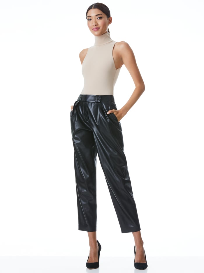 LENORA TURTLENECK BODYSUIT - ALMOND image 2 - ALICE + OLIVIA