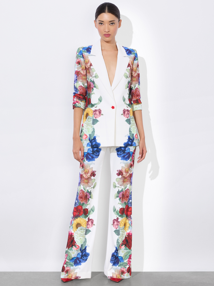 DENNY BOYFRIEND BLAZER - GARDEN BRUNCH OFF WHITE image 1 - Alice And Olivia