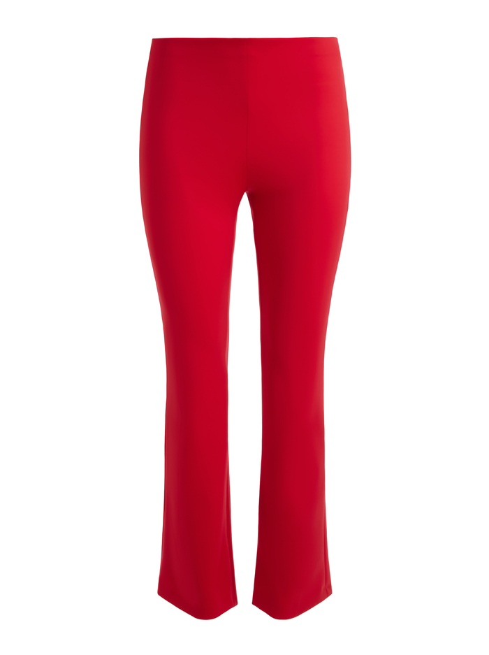 RMP MID RISE BACK-ZIP BOOTCUT ANKLE PANT - BRIGHT RUBY image 5 - Alice And Olivia