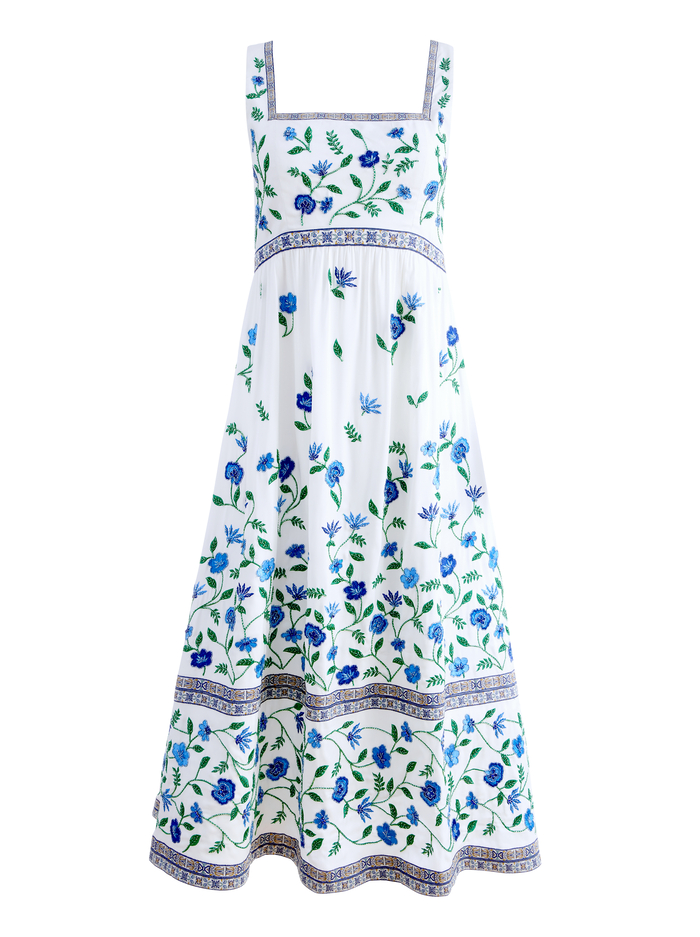 JOELLA EMBELLISHED MIDI DRESS - MULTI image 5 - Alice And Olivia