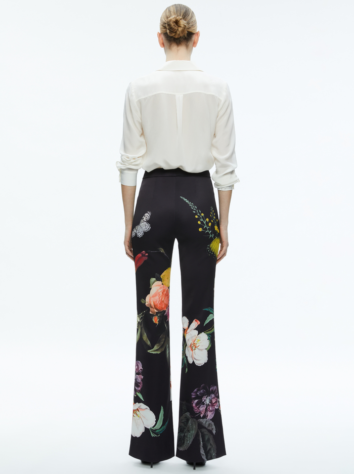 RONNIE HIGH RISE TROUSER - ESSENTIAL FLORAL image 1 - Alice And Olivia