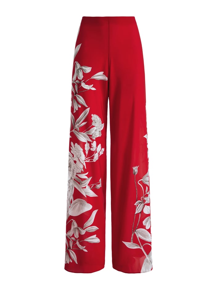 ATHENA WIDE LEG PANT - DRIFTING BY image 3 - Alice And Olivia