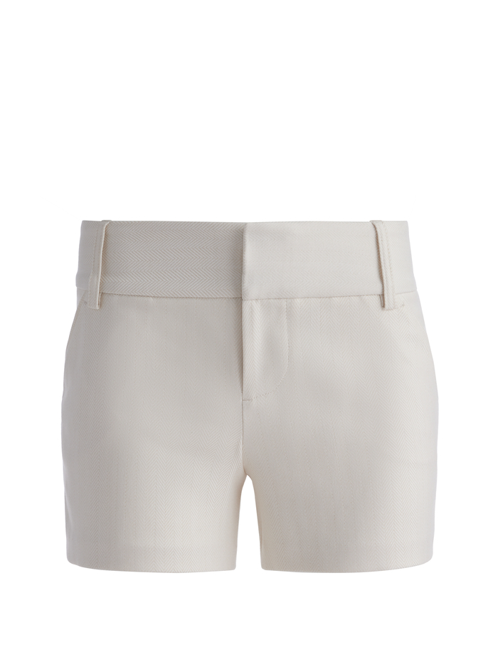 CADY SHORT - CHINO/OFF WHITE image 5 - Alice And Olivia