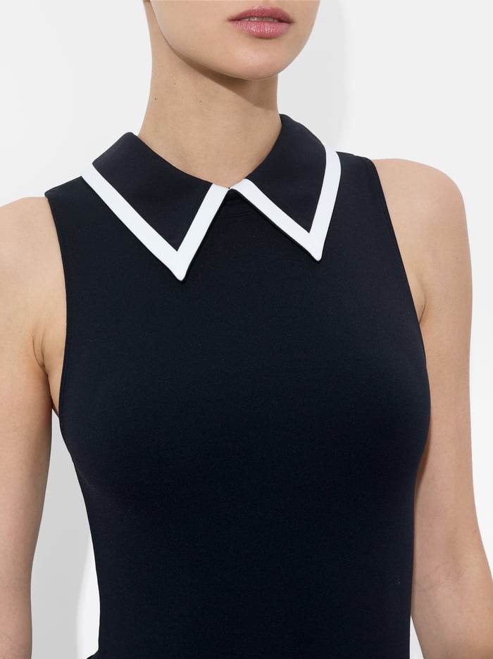 ROTHY BODYSUIT - BLACK/OFF WHITE image 3 - Alice And Olivia