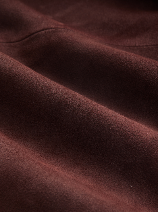 DARK CHOCOLATE-ELOISE SUEDE LONG SHORT