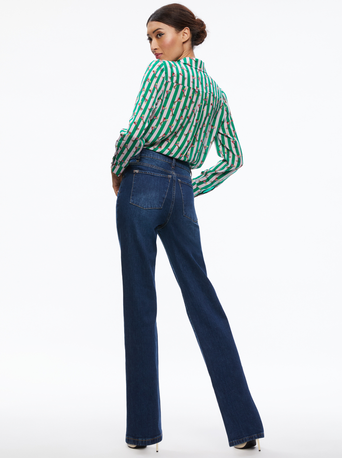 A+O X KENDRA DANDY WILLA PLACKET TOP - KENDRA DANDY image 1 - Alice And Olivia