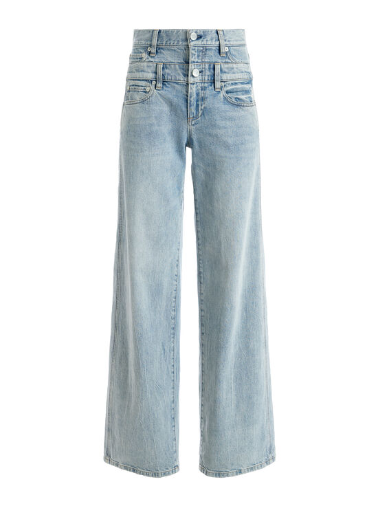 ROCKSTAR BLUE-COOL DOUBLE WAISTBAND JEAN
