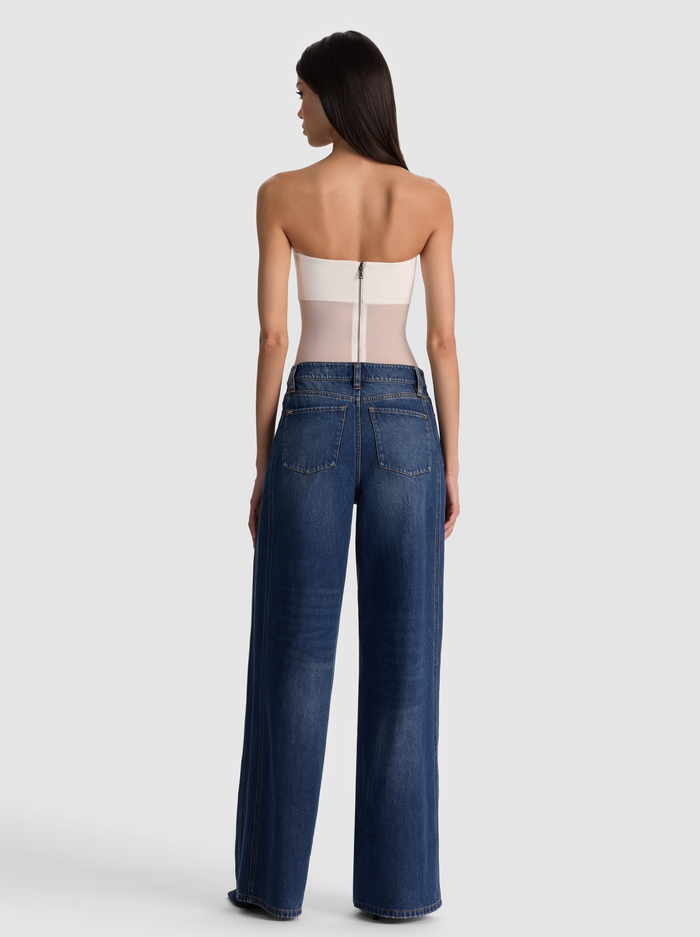 BANDEAU STRAPLESS BODYSUIT - OFF WHITE image 2 - ALICE + OLIVIA