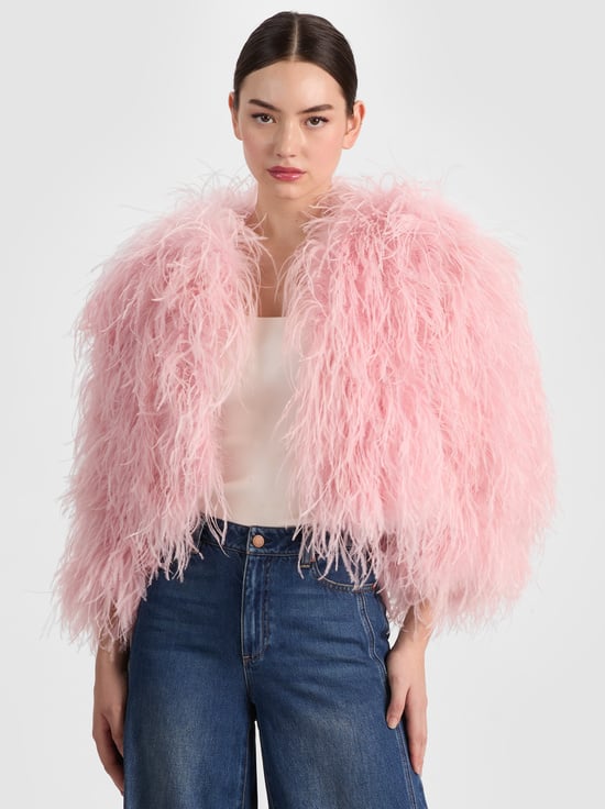 ENGLISH ROSE-KIDMAN FEATHERED JACKET
