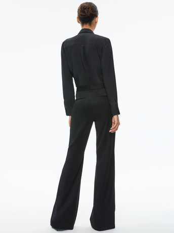 WILLA PLACKET TOP WITH TIE