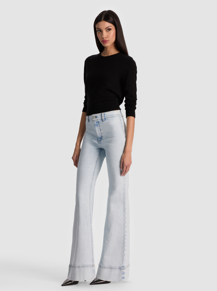 GORGEOUS JEAN - DARLA LIGHT INDIGO image 4 - ALICE + OLIVIA