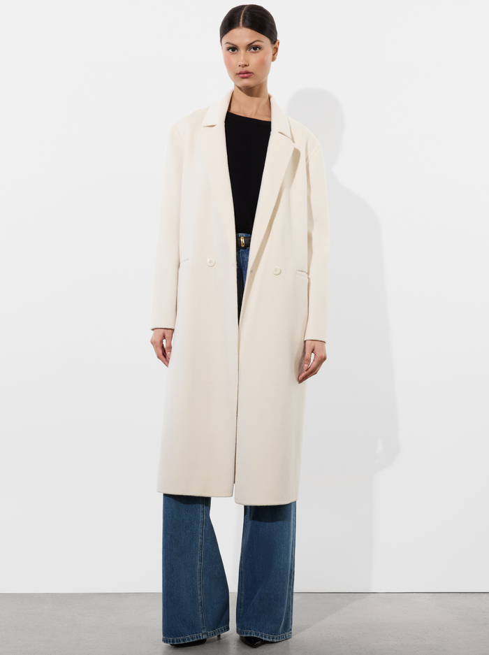 JIMMY COAT - OFF WHITE - Alice And Olivia